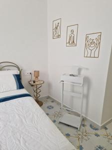 Postel nebo postele na pokoji v ubytování Il sentiero b&b