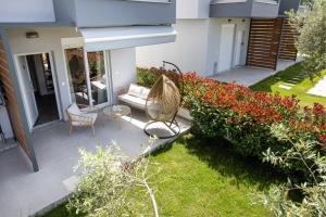 Zahrada ubytování Ethra Apartment