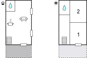 The floor plan of Villa Bellavista