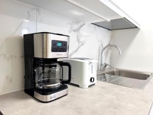 Η κουζίνα ή μικρή κουζίνα στο Las Olas Canarias