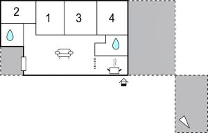 Plan piętra w obiekcie Awesome Home In Montefrio