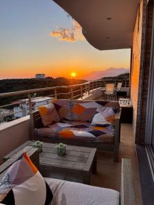 Μπαλκόνι ή βεράντα στο Selami Sea View Apartments
