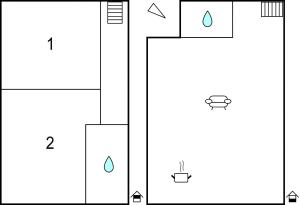 Půdorys ubytování Apartment Plomin Iv