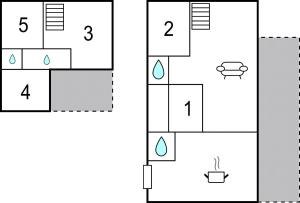 Plán poschodí v ubytovaní Villa Spera