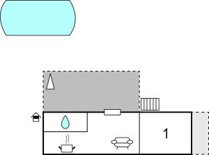 Půdorys ubytování Apartment Raduniceva I