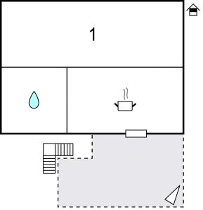 Půdorys ubytování Apartment Raslina Lxvi