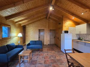 Kuchyň nebo kuchyňský kout v ubytování Nuevo Ecolodge Cabañeros