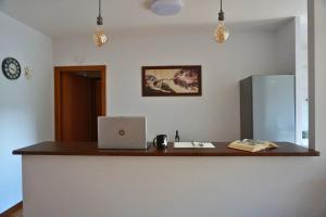 Köök või kööginurk majutusasutuses Casa dell'angelo labaro