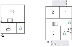 A planta de Landhaus Mit Sauna Kleblach
