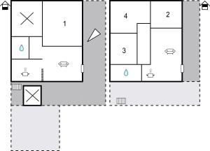 Grundriss der Unterkunft Four-Bedroom Holiday Home In Zaboric