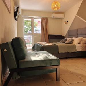 Posezení v ubytování Nava Apartments