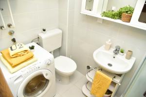 Koupelna v ubytování Apartman U2