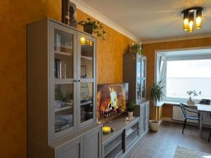 Kuchyň nebo kuchyňský kout v ubytování Ruime studio frontaal zeezicht AAA Locatie