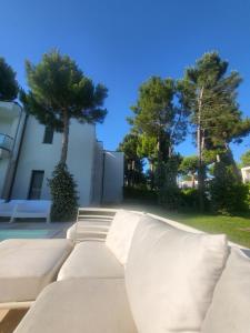 Χώρος καθιστικού στο Peonia Villa ValaMar