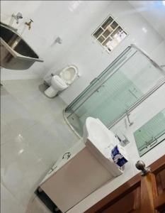 Koupelna v ubytování Oxford Apartments