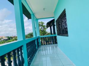 a view from the balcony of a house at ELG Appart in Kribi