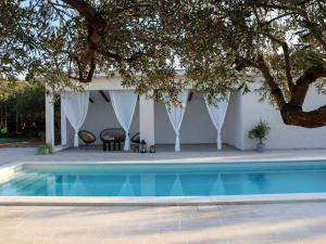 Bazén v ubytování Secluded Oasis with Pool, Outdoor Kitchen, & Landscaped Terraces - Three Bedroom Villa nebo v jeho okolí