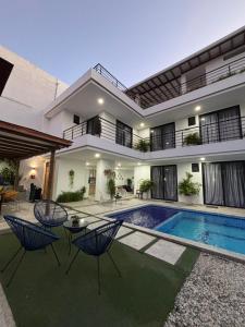 Swimmingpoolen hos eller tæt på Cabaña Milagro Bonito