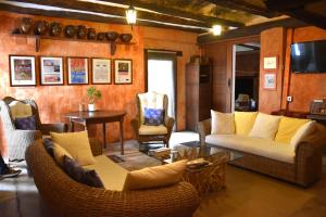 A seating area at Castillo de Grisel