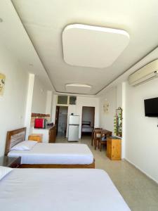 Postel nebo postele na pokoji v ubytování Soliman house dahab
