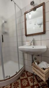 Koupelna v ubytování Selice 9 B&B