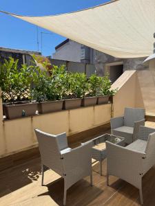 Balkón alebo terasa v ubytovaní FLOWER SUITE B&B