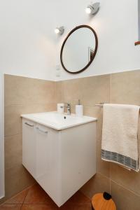 Koupelna v ubytování Apartmani Svoboda
