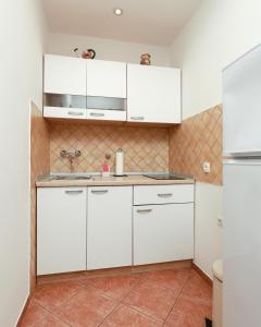 Kuchyň nebo kuchyňský kout v ubytování Apartmani Svoboda