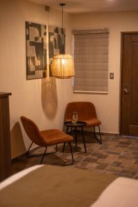 Posezení v ubytování Traspatio Hotel Boutique
