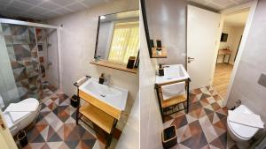 Koupelna v ubytování Sahil Butik Otel