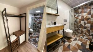 Koupelna v ubytování Sahil Butik Otel