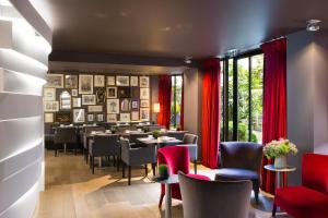 O zonă de relaxare la Hôtel Molière