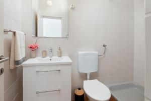 Koupelna v ubytování Apartmani Svoboda