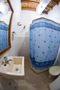 Koupelna v ubytování Hotel Karukera