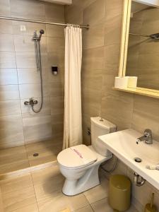 A bathroom at Filoxenia Apartments