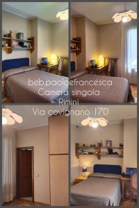 Postel nebo postele na pokoji v ubytování B&B Paolo e Francesca