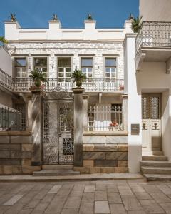 Balkón nebo terasa v ubytování Alma Syros