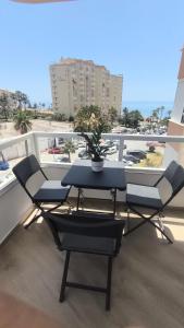 Balkón alebo terasa v ubytovaní Apartamento ValentinaBeach