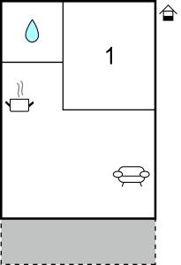 Plan piętra w obiekcie Apartment Krnica Xcii