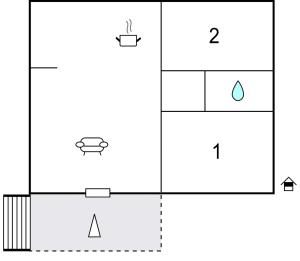 The floor plan of Casa Mazzocchi