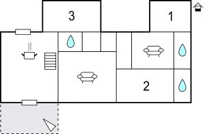 The floor plan of Il Colle