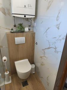 Koupelna v ubytování Apartmani Ljubica