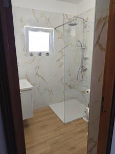 Koupelna v ubytování Apartmani Ljubica