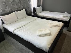 Ένα ή περισσότερα κρεβάτια σε δωμάτιο στο Hotel Eight