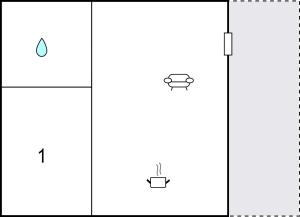 The floor plan of Gea 2