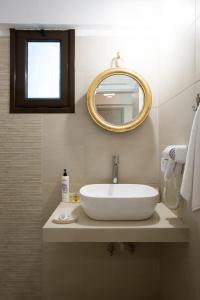 Koupelna v ubytování Hotel Kastri