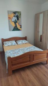 Postel nebo postele na pokoji v ubytování Vesna apartmani, Igalo