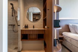 Koupelna v ubytování Hotel De Zeevaartschool