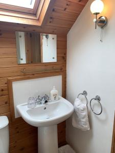 O baie la The Loft barn apartment - Pen y Graig Church Bay sea views near beach No Pets