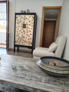 Posezení v ubytování Agui House